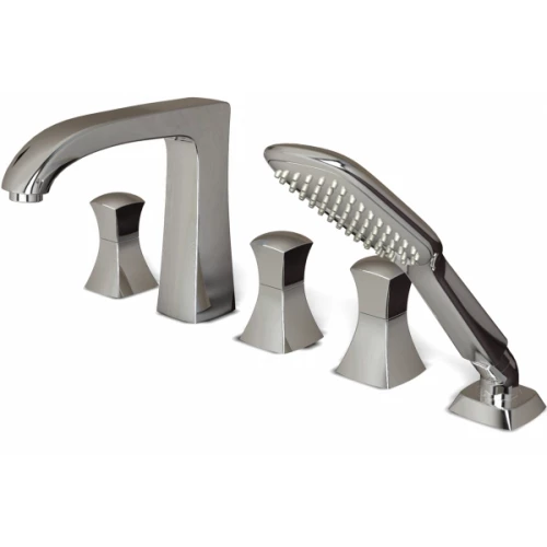 Встраиваемый смеситель на 5 отверстий Bravat Whirlpool F578112C хром