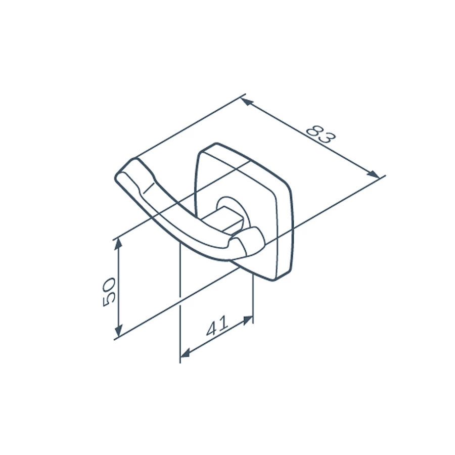 Двойной крючок для полотенец Am Pm Gem A9035622