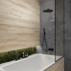 Керамогранит Creanza Akasa Wood Pine матовый бежевый CW-RT04-B 120х20 см