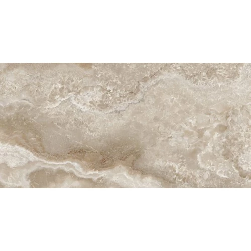 Керамогранит Tagina Onyx Diamond Champagne Luc Ret глянцевый бежевый 148043 120х60 см