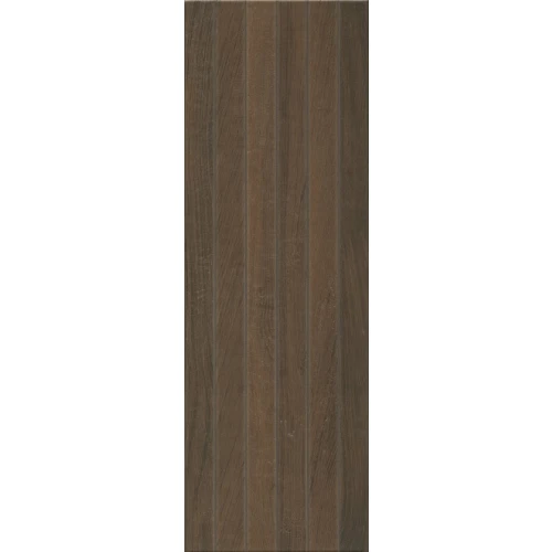 Плитка настенная Kerama Marazzi Семпионе коричневый темный структура обрезной 30x89,5