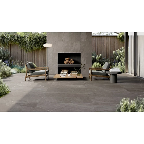 Керамогранит Rondine Angers Advance Av Dark Ret матовый серый J91688 120x60 см