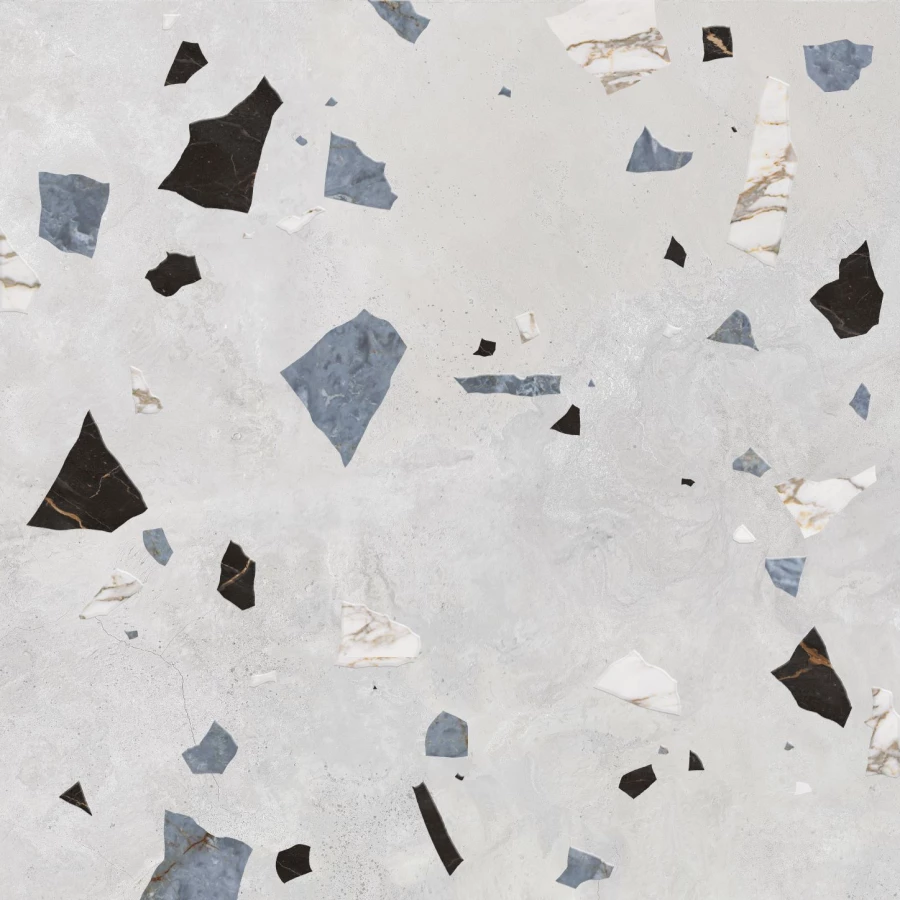 Керамогранит Керамин Войд 7Д светло-серый 60х60 см