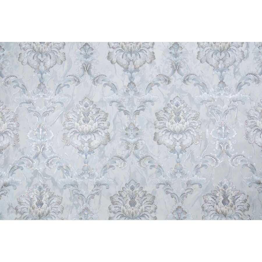 Обои флизелиновые Palitra Life Bergamo Палитра голубые PL72287-17 1,06х10,05 м