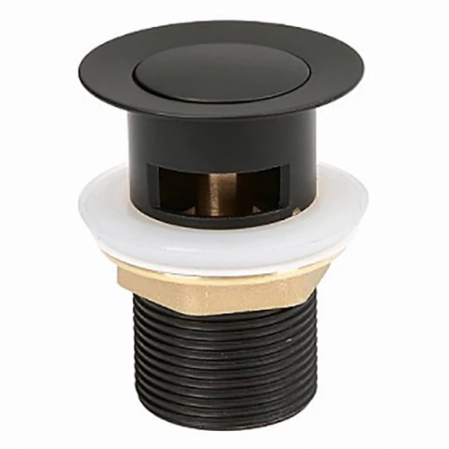 Выпуск для умывальника Iddis Slide черный SLIB000i88