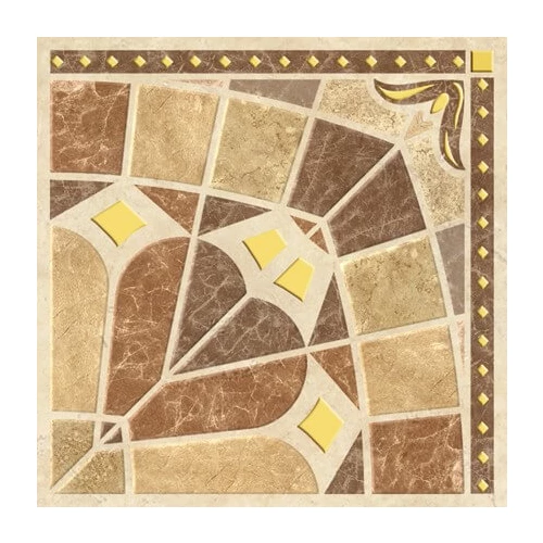 Плитка напольная Cerpa Ceramica Grecia Taco Вставка матовая бежевая 11х11 см