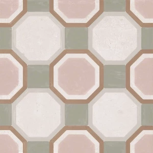 Керамогранит Harmony Peronda Patterns Pink Diamond матовый многоцветный 3386036491 22,3х22,3 см