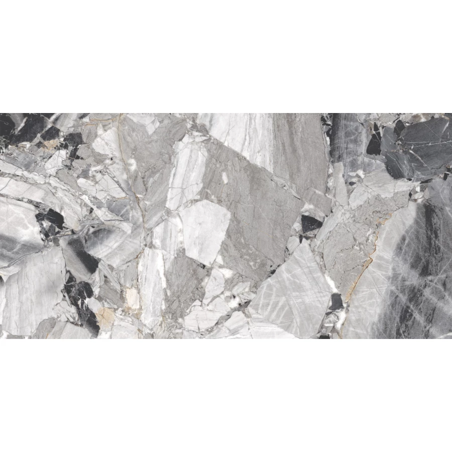 Керамогранит LCM Obsidian суперполированный серый 60120OBS55HG 120х60 см