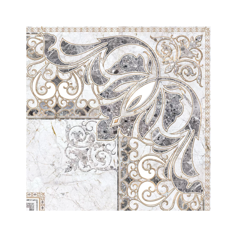 Декор Alma Ceramica Pareto бежевый 60*60 см