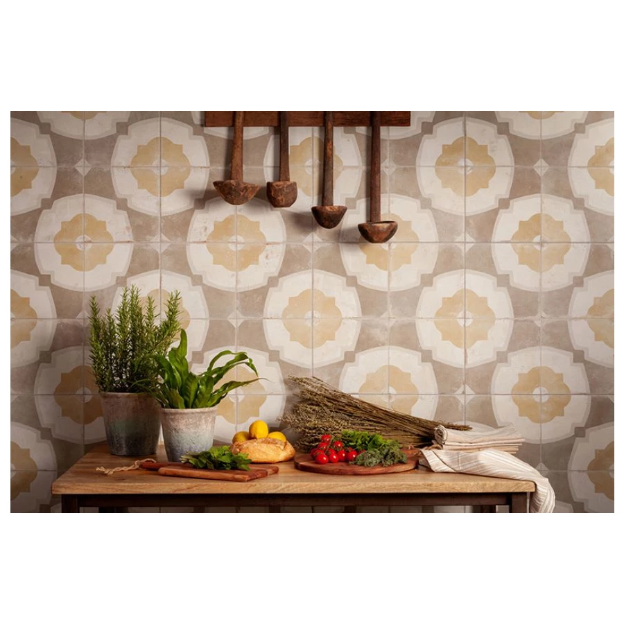 Плитка напольная Peronda Fs Farfalla Mustard матовая бежевая 0100342696 45х45 см