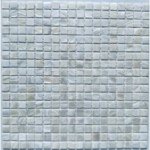 Мозаика Pixel mosaic Перламутр Super White 15х15 перламутр глянцевая белая PIX 769 30х30 см