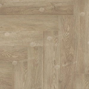 Каменный SPC ламинат Alpine Floor Parquet Light синхронное тиснение Дуб Ваниль Селект ЕСО 13-3 43 класс 4 мм 1.95 кв.м 60х12.5 см