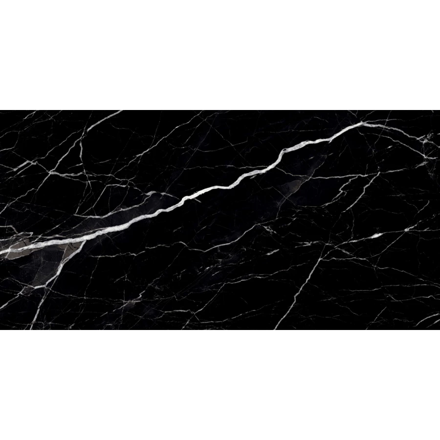 Керамогранит Laparet Flash Black черный Полированный 120х60 см