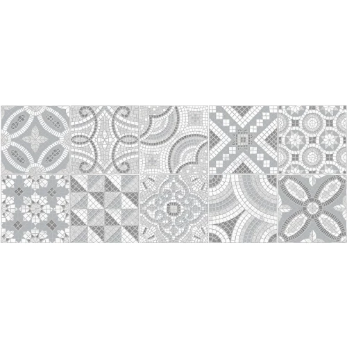 Декор Azori Колормикс / Colormix матовый серый 00-00109824 50,5х20,1 см