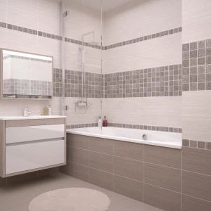 Плитка настенная Azori Grazia Mocca матовая коричневая 1,3 м2 00-00110385 40,5х20,1 см