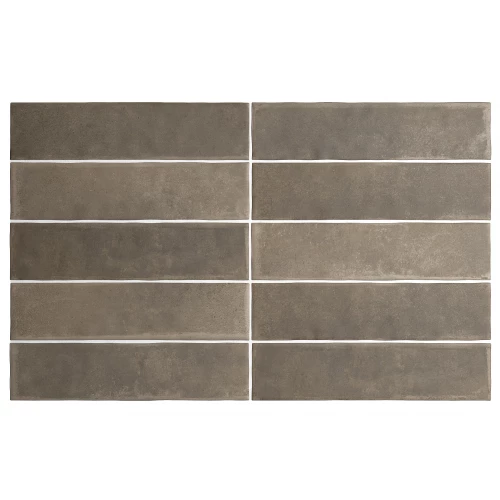 Керамогранит Equipe Argile Cacao натуральный матовый кофейный 27562 24,6х6 см