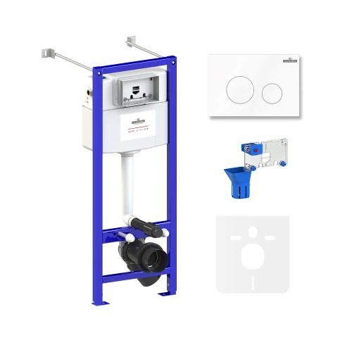 Комплект инсталляции для подвесного унитаза Lavinia Boho Relfix 77020046 (комплект 5 в 1)