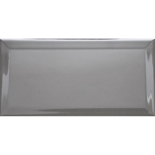 Плитка настенная Dar Ceramics Biselado/Liso Cemento Mate матовая серая 15х7,5 см