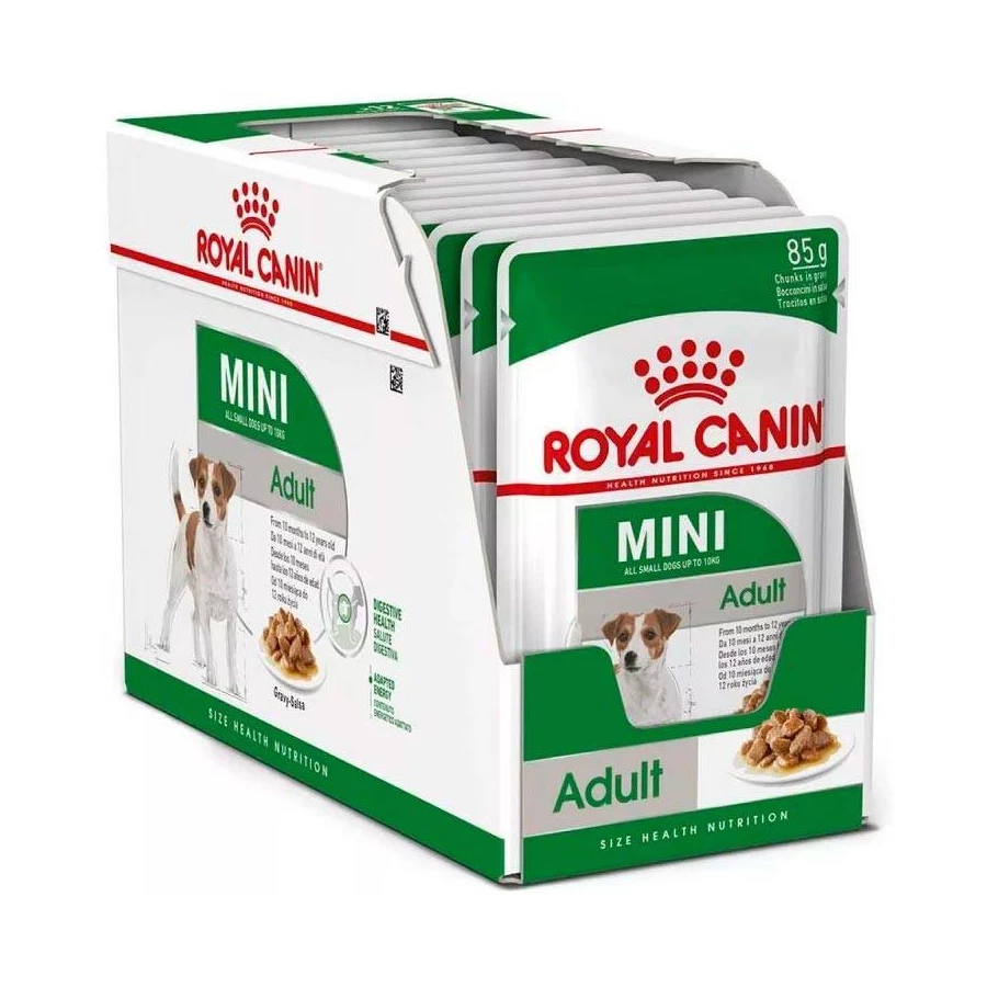 Корм для собак с 10 месяцев до 12 лет Royal Canin mini adult пауч влажный 85 г