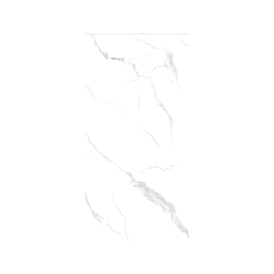 Керамогранит Planet Ceramics UKSL 705 глянцевый с золотом белый 120х60 см