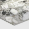 Керамогранит Creanza Aragonite White Shape+Glue Art 3D-глазурь матовый серый SH1001-G 120х60 см