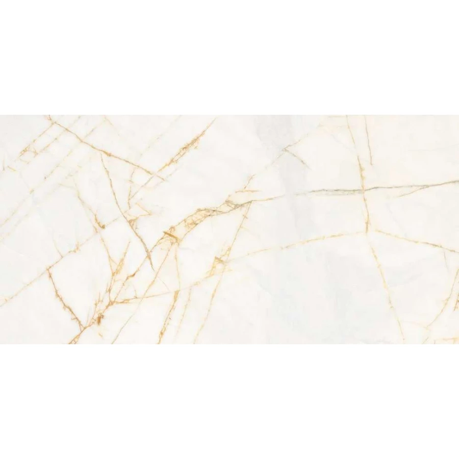 Керамогранит Flaviker Supreme Hedonism Golden Spider Lux глянцевый белый PF60017238 120х60 см