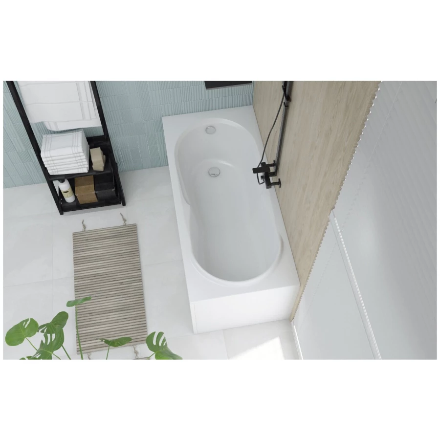 Акриловая ванна Lavinia Boho Easter Pro S1-3706075P универсальная (комплект 3 в 1) 170x75 см