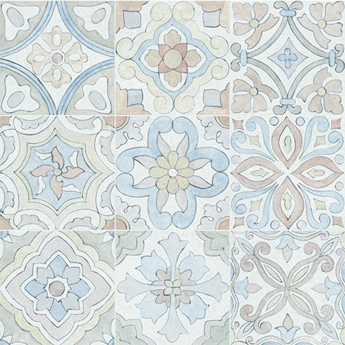 Керамогранит Vitra Newcon Пэчворк Декор Холодная Гамма Рект K947852R0001VTEP 60х60 см