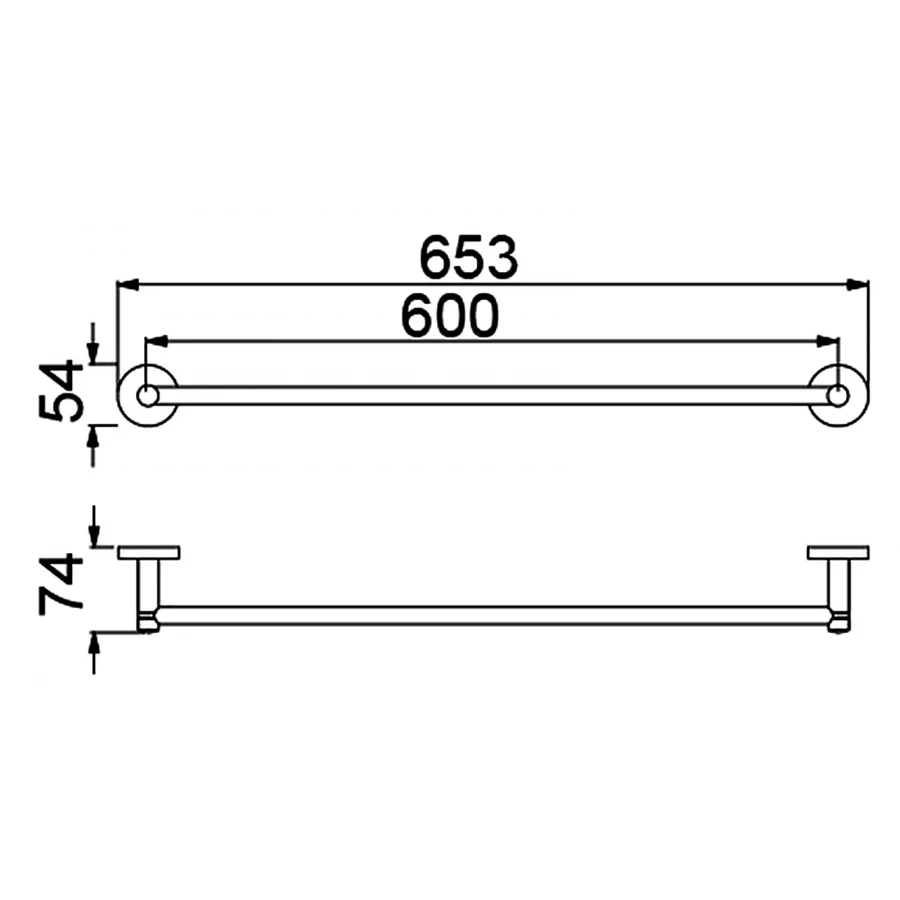 Полотенцедержатель Timo Saona золото матовое 13053/17