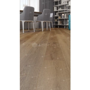 Каменный SPC ламинат Alpine Floor Grand Sequoia синхронное тиснение Пайни ECO 11-28 43 класс 4 мм 2.232 кв.м 122х18.3 см