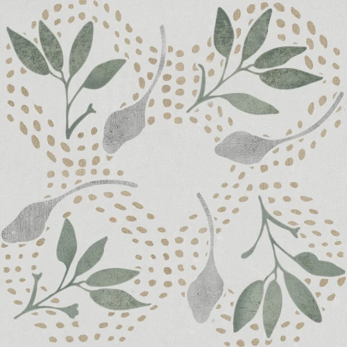 Керамогранит Harmony Peronda Dakar Oasis матовый серо-зеленый 3356237716 12,3х12,3 см