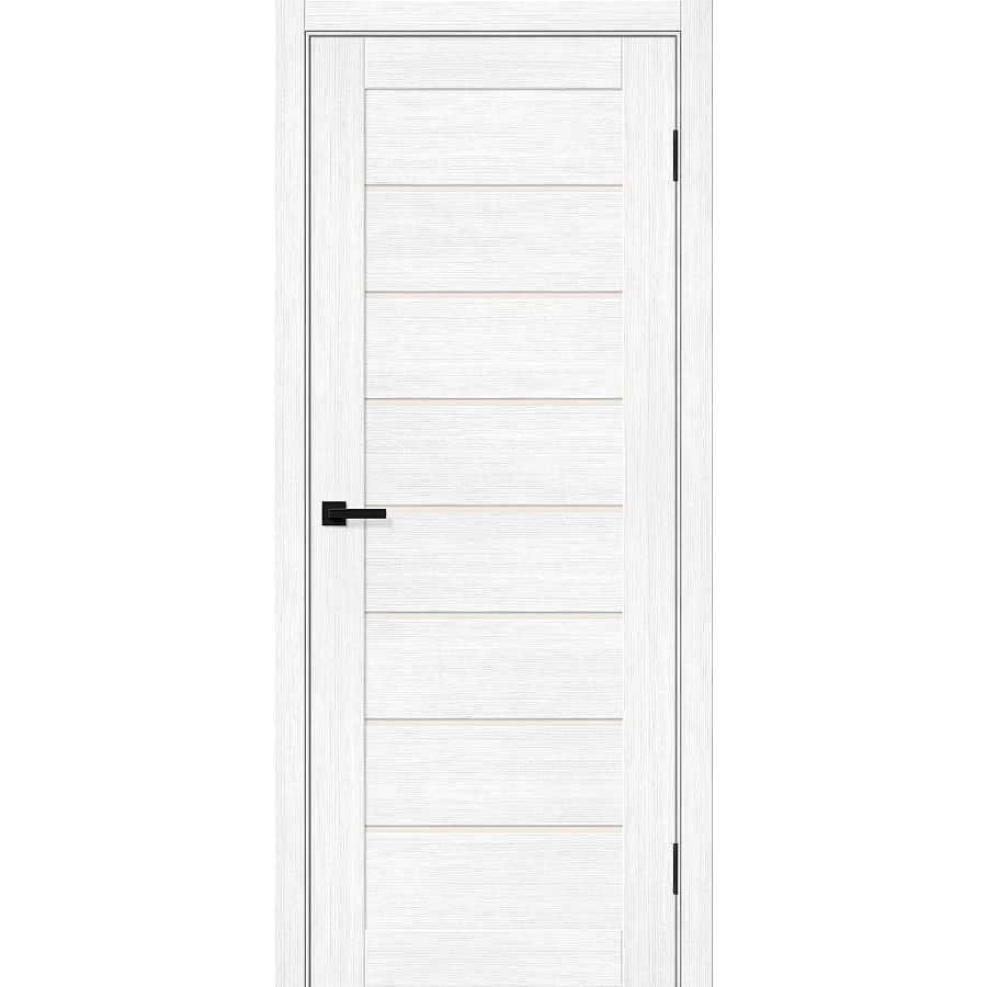 Межкомнатная дверь Bravo Браво-22 200x60 экошпон Bravo X полотно Magic Fog цвет Snow Melinga