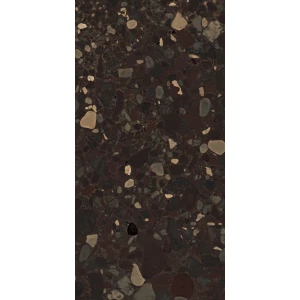 Керамогранит Seratonia Glossy Terra Premium Dark темно-коричневый 120х60 см