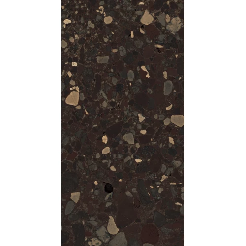 Керамогранит Seratonia Glossy Terra Premium Dark темно-коричневый 120х60 см