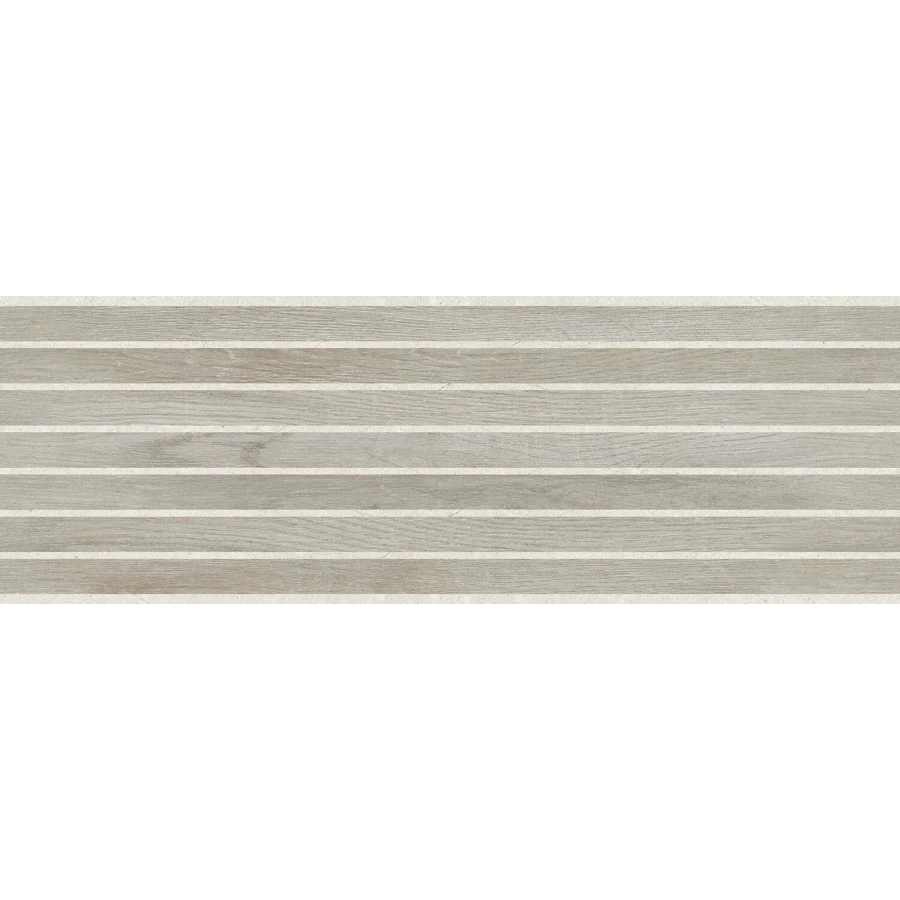 Плитка настенная Baldocer Vermont Bamboo Cedar матовая бежево-серая 90х30 см