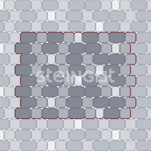 Тротуарная плитка Steingot Классика Мокко 24382 60 мм