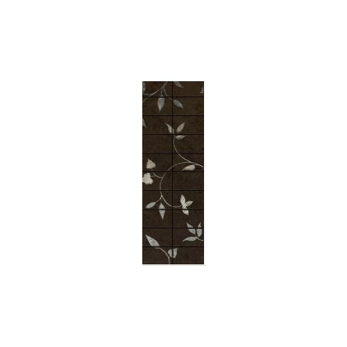 Бордюр Italgraniti Urbana Wenge list. mosaico fiore UR04LA 15x45 