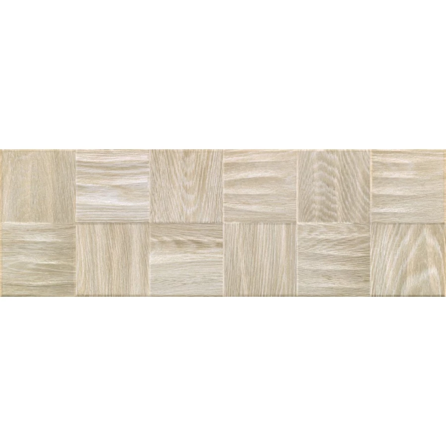 Плитка настенная Baldocer Eleganza Squares Natural матовая бежевая 90х30 см