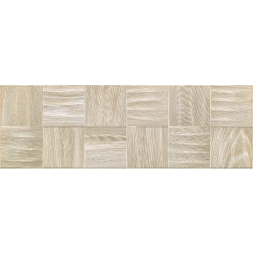 Плитка настенная Baldocer Eleganza Squares Natural матовая бежевая 90х30 см