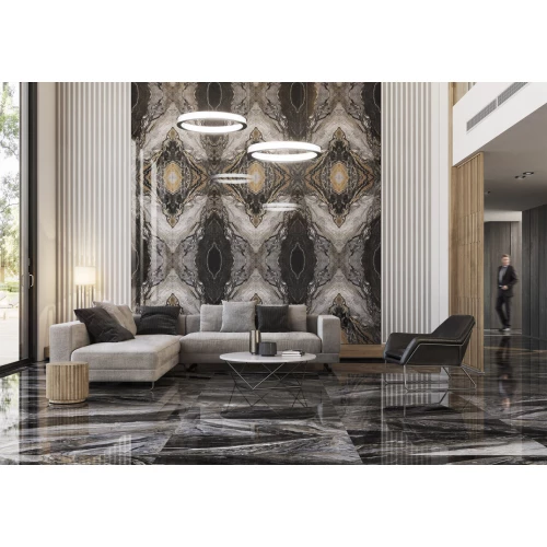 Керамогранит Fanal Dec.Orobico Black B SShine 120х60 см