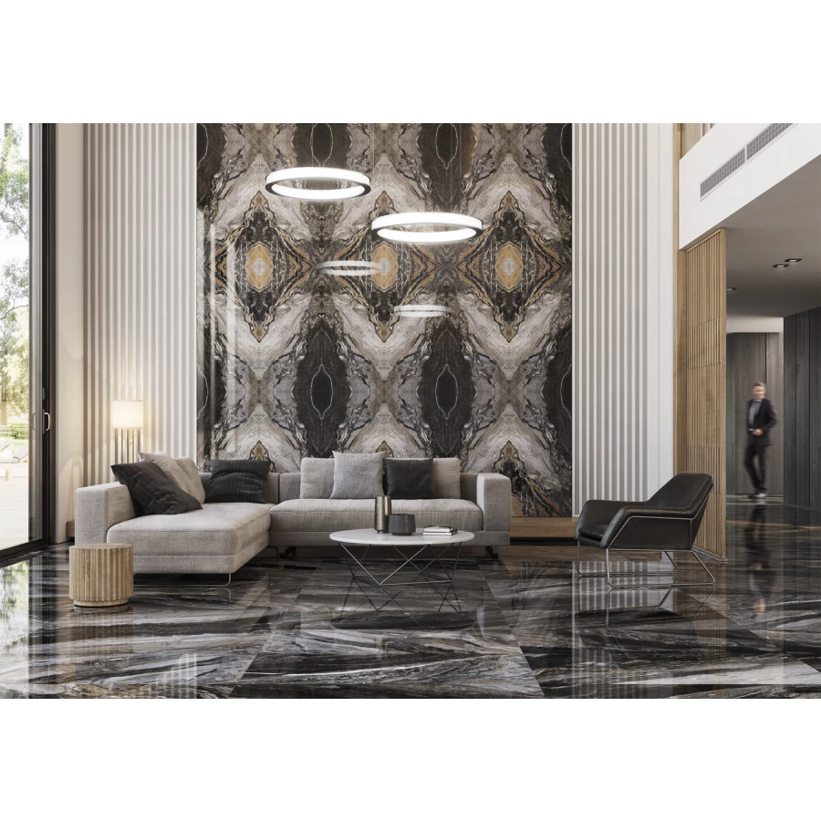 Керамогранит Fanal Dec.Orobico Black B SShine 120х60 см