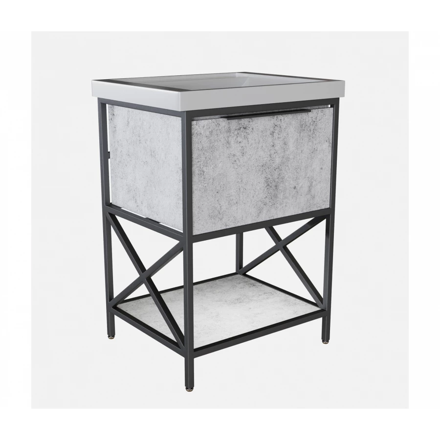 Тумба для ванной MixLine Бруклин-60 545968 60х80 см