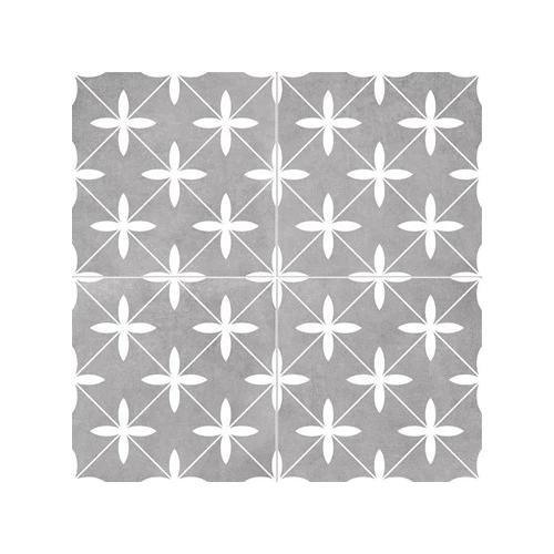 Керамогранит Nice Ker Chic Poole Grey матовый серый 45,2x45,2 см