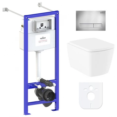 Унитаз Lavinia Boho Relfix Aveo Rimless 77050206 (комплект 6 в 1)