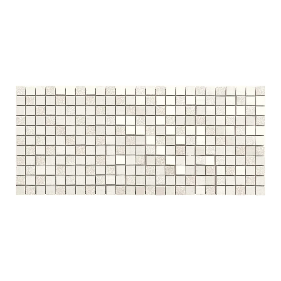 Декор Italgraniti E_motion white tartan mosaico EN0125M 24x55 