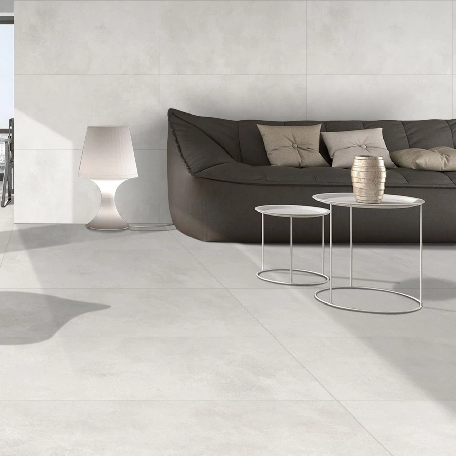 Керамогранит Neodom Concept Concrete White Matt матовый белый N12610 120x60 см