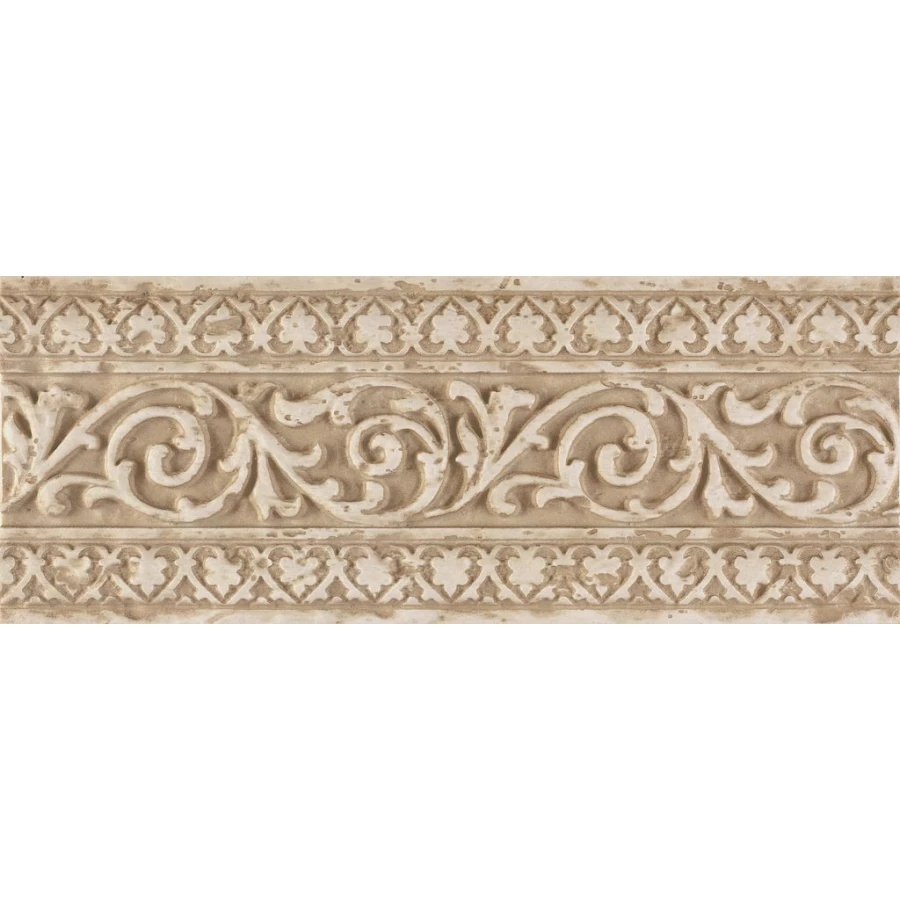 Бордюр Saloni Ceramica List. blason crema 12*31 