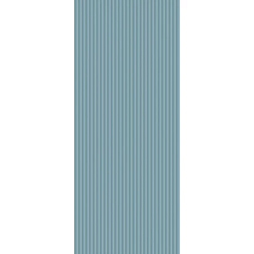 Плитка настенная Fap Ceramiche True Color Groove Blue RT матовая синяя fTDY 120x50 см