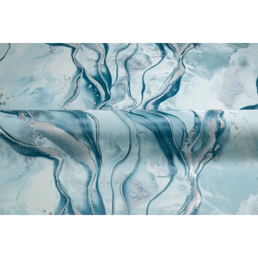 Обои флизелиновые Palitra Home Arta бирюзовые HC72461-66 1,06х10,05 м