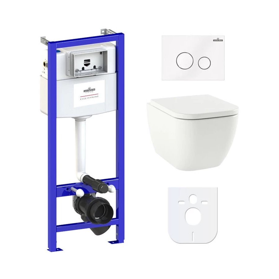 Унитаз Lavinia Boho Relfix One Compacto 77040071 (комплект 6 в 1)